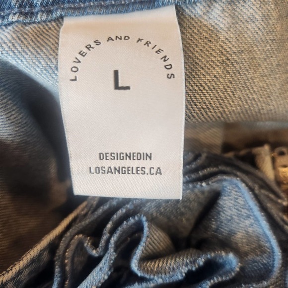 NWT Revolve Lovers and Friends Marsella Rosette Maxi Skirt in Rose Size Large - Picture 7 of 8